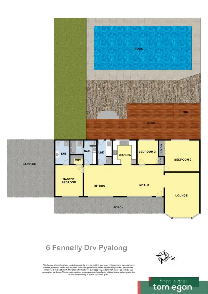 Floorplan of Homely house listing, 6 Fennelly Drive, Pyalong VIC 3521