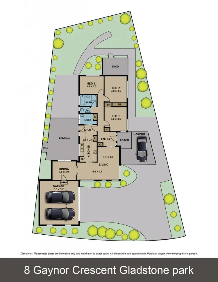 Floorplan of Homely house listing, 8 Gaynor Crescent, Gladstone Park VIC 3043