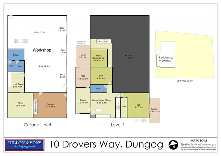 Floorplan of Homely house listing, 10 Drovers Way, Dungog NSW 2420