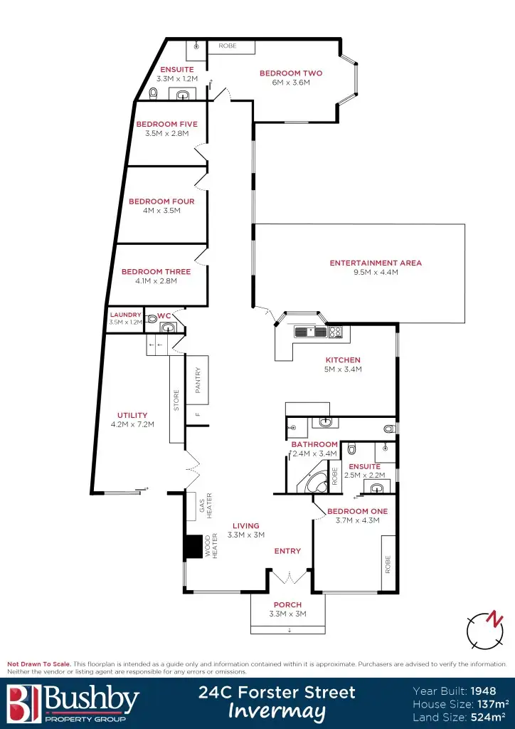 Floorplan of Homely house listing, 24c Forster Street, Invermay TAS 7248