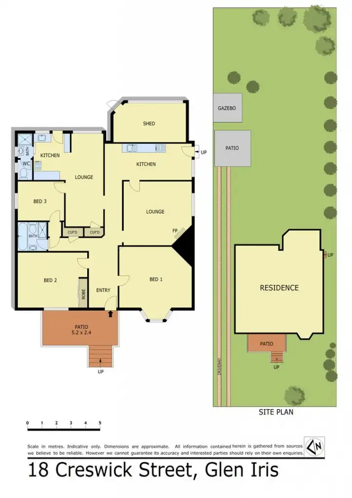 Floorplan of Homely house listing, 18 Creswick Street, Glen Iris VIC 3146