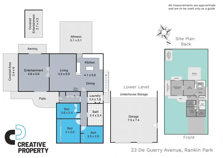 Floorplan of Homely house listing, 23 De Guerry Avenue, Rankin Park NSW 2287