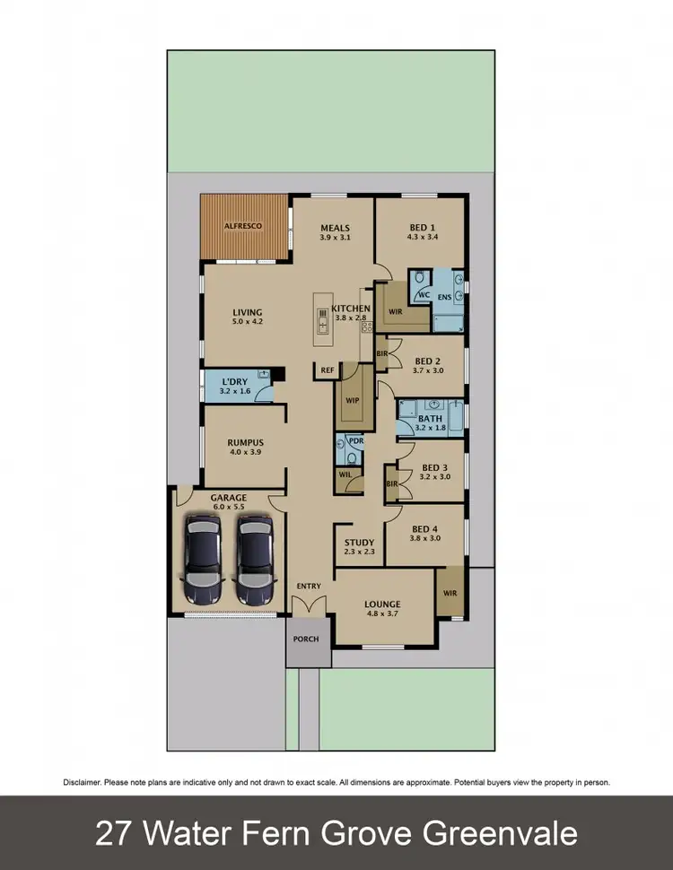 Floorplan of Homely house listing, 27 Water Fern Grove, Greenvale VIC 3059