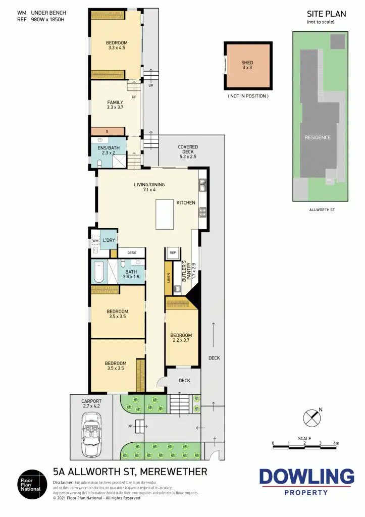 Floorplan of Homely house listing, 5a Allworth St, Merewether NSW 2291