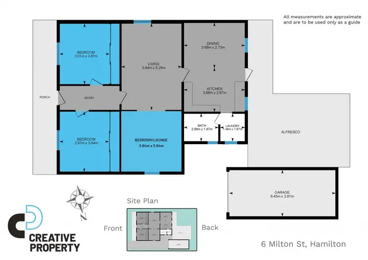 Floorplan of Homely house listing, 6 Milton Street, Hamilton NSW 2303