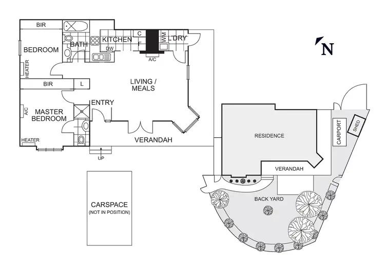 Floorplan of Homely unit listing, 6/3 Lower Plenty Road, Rosanna VIC 3084