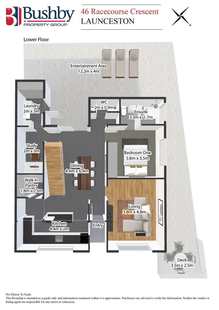 Floorplan of Homely house listing, 46 Racecourse Crescent, Launceston TAS 7250