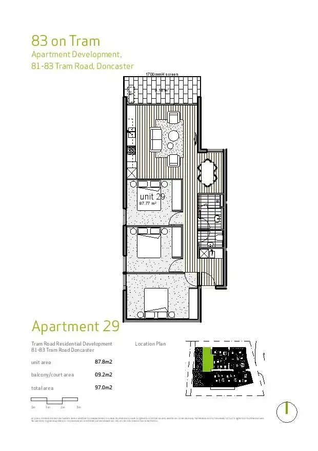 Floorplan of Homely apartment listing, Apt 29/81-83 Tram Road, Doncaster VIC 3108