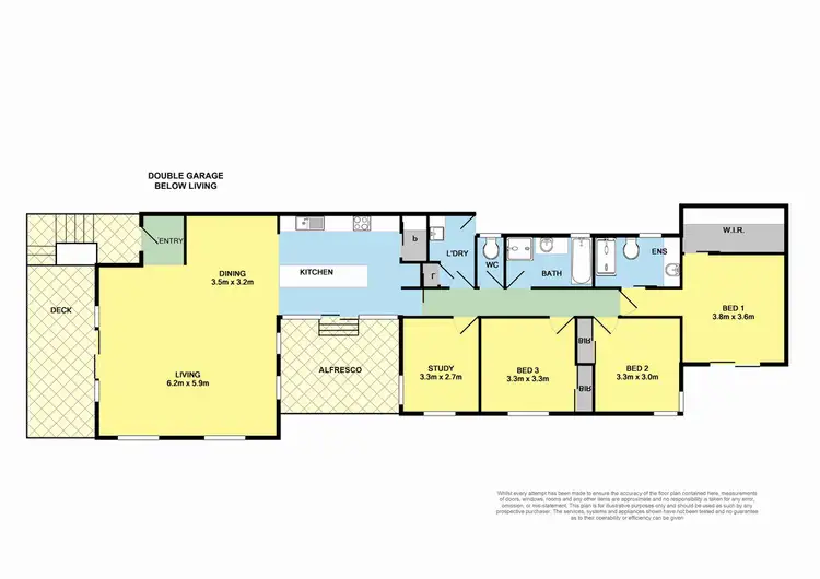 Floorplan of Homely townhouse listing, 16/A Rocklea Drive, Torquay VIC 3228