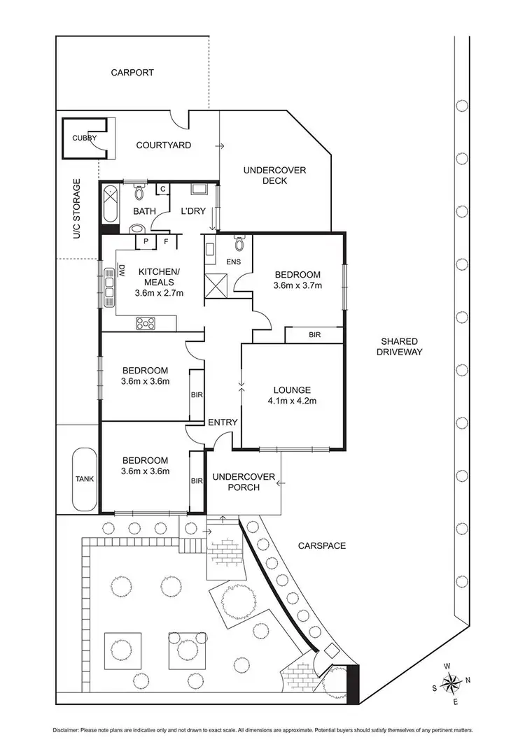 Floorplan of Homely house listing, 1/19 Dowling Street, Fawkner VIC 3060