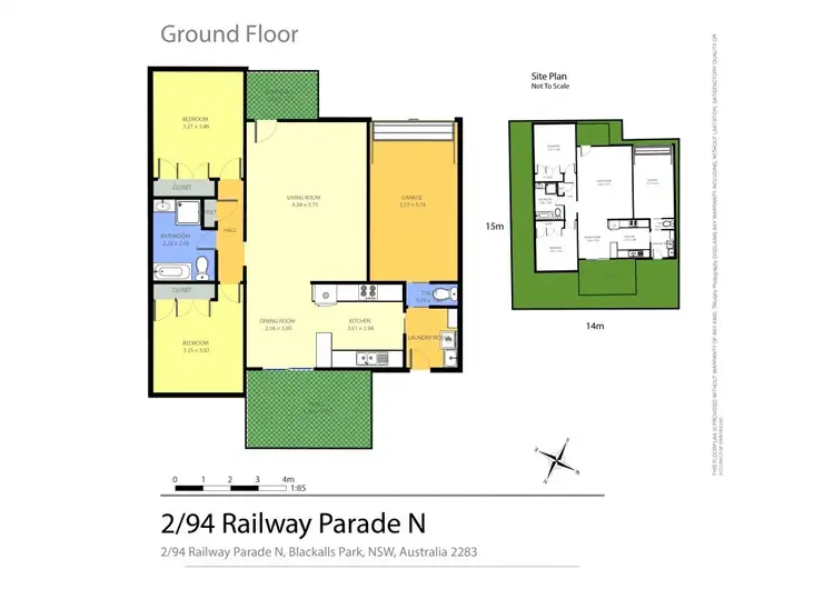 Floorplan of Homely house listing, 2/94 Railway Parade North, Blackalls Park NSW 2283