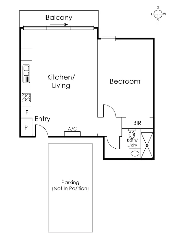 Floorplan of Homely apartment listing, 109/12 Trenerry Crescent, Abbotsford VIC 3067