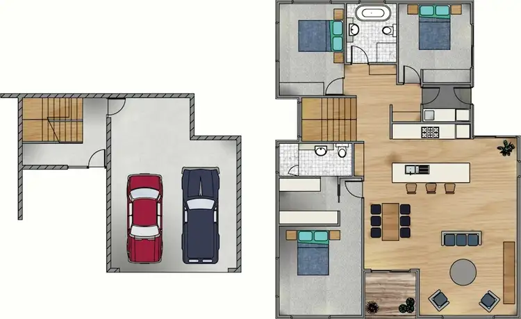 Floorplan of Homely apartment listing, 1-8/10 Augusta Place, Mollymook NSW 2539