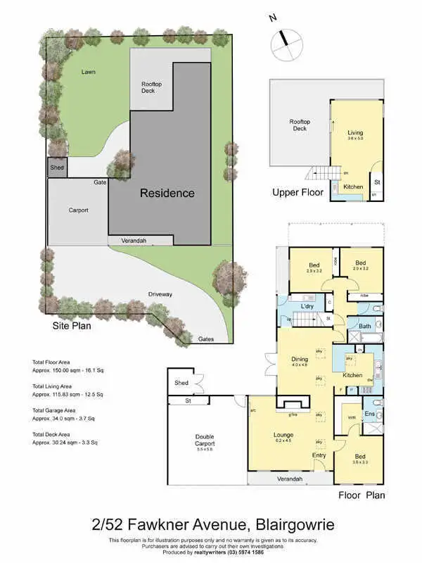 Floorplan of Homely house listing, 2/52 Fawkner Avenue, Blairgowrie VIC 3942