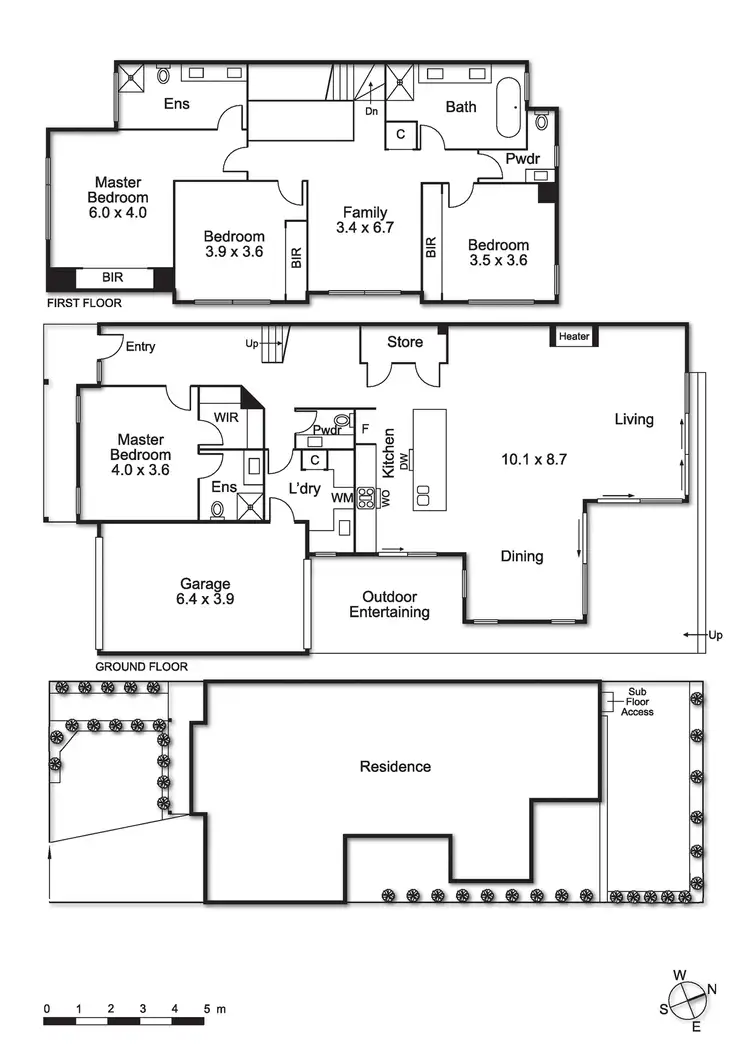 Floorplan of Homely townhouse listing, 35B Murray Road, Ormond VIC 3204