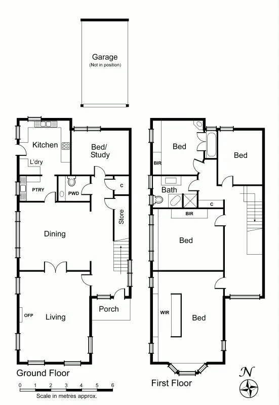 Floorplan of Homely townhouse listing, 3/5 Moorakyne Avenue, Malvern VIC 3144
