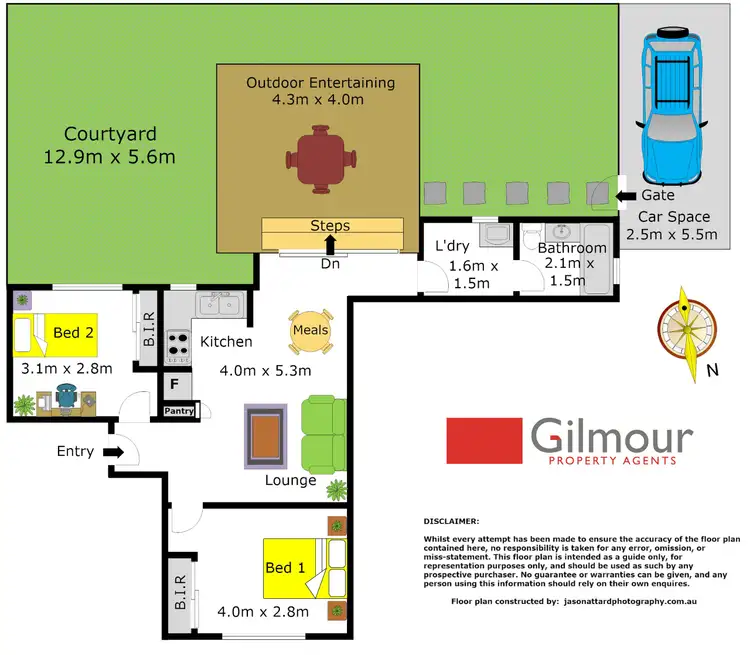 Floorplan of Homely apartment listing, 3/8 Harvard Street, Gladesville NSW 2111