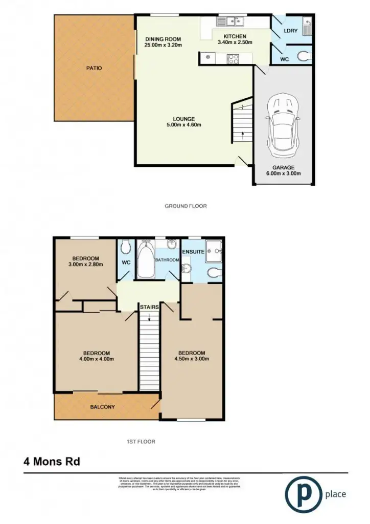 Floorplan of Homely house listing, 4 Mons Road, Carina Heights QLD 4152