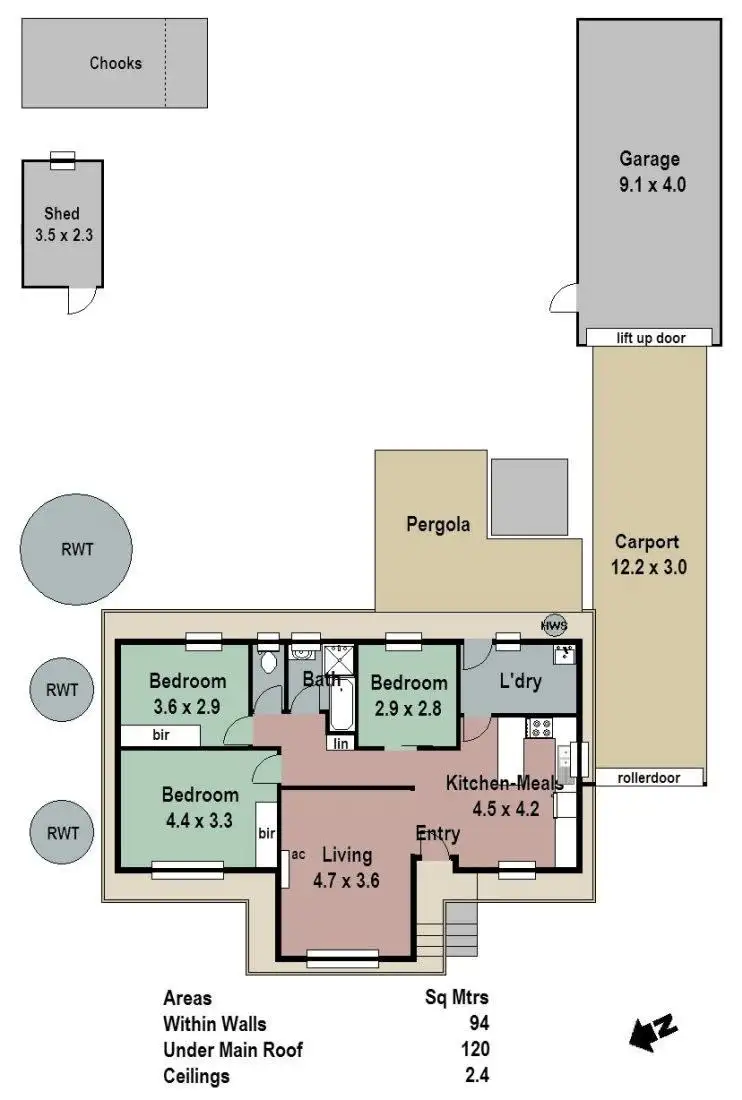 Floorplan of Homely house listing, 7 Gale Street, Woodside SA 5244