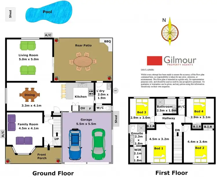 Floorplan of Homely house listing, 11 Doherty Street, Quakers Hill NSW 2763