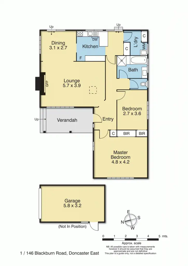 Floorplan of Homely unit listing, 1/146 Blackburn Road, Doncaster East VIC 3109