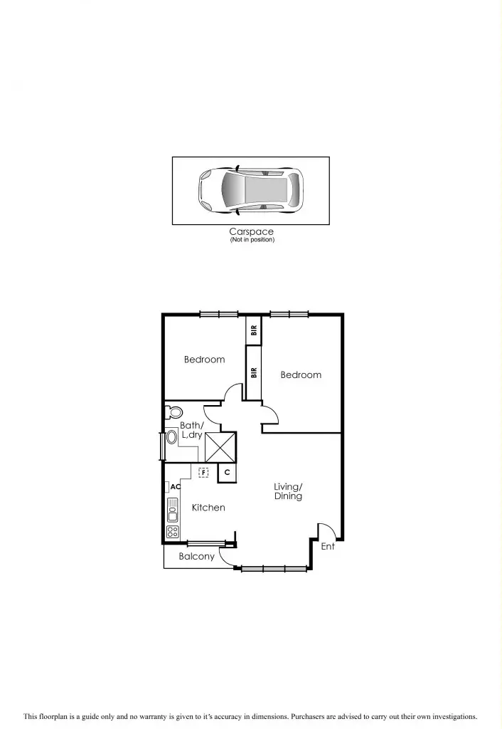 Floorplan of Homely apartment listing, 15/126 Nepean Highway, Aspendale VIC 3195