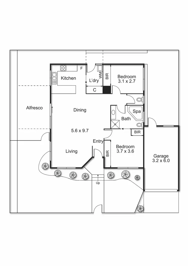 Floorplan of Homely unit listing, 2/1 Tambet Street, Bentleigh East VIC 3165