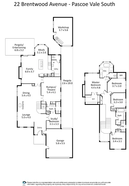 Floorplan of Homely house listing, 22 Brentwood Avenue, Pascoe Vale South VIC 3044