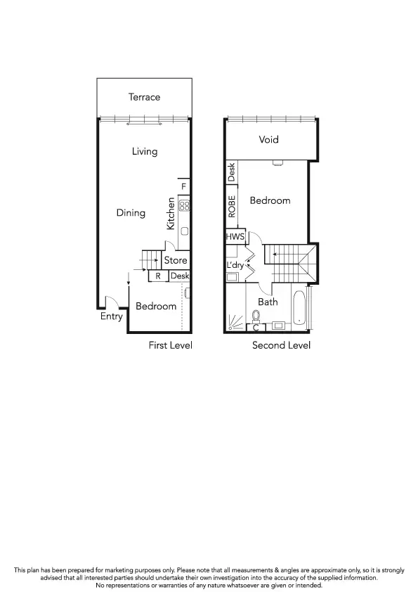 Floorplan of Homely apartment listing, 4/55 Johnston Street, Port Melbourne VIC 3207