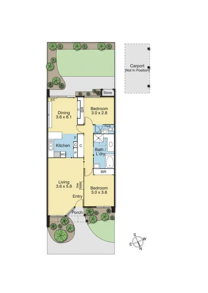 Floorplan of Homely unit listing, 21/51 Glebe Street, Forest Hill VIC 3131