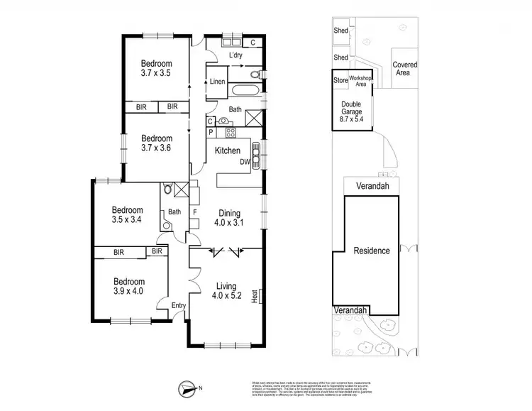 Floorplan of Homely house listing, 29 Compton Street, Reservoir VIC 3073