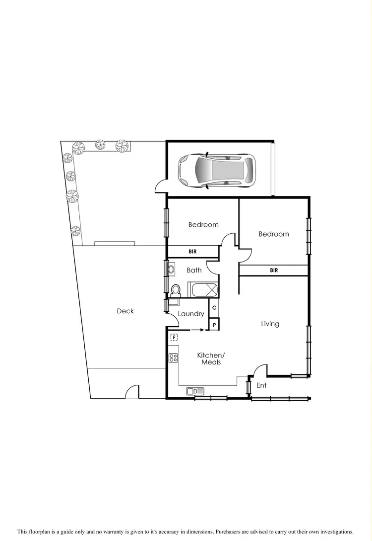 Floorplan of Homely unit listing, 34 Robertson Parade, Aspendale VIC 3195
