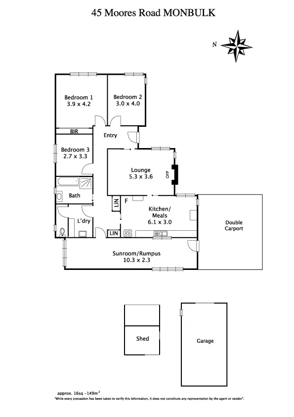 Floorplan of Homely house listing, 45 Moores Road, Monbulk VIC 3793