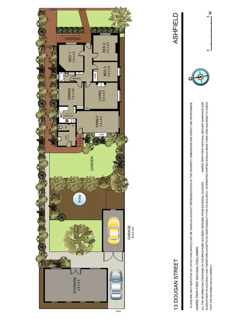 Floorplan of Homely house listing, 13 Dougan Street, Ashfield NSW 2131