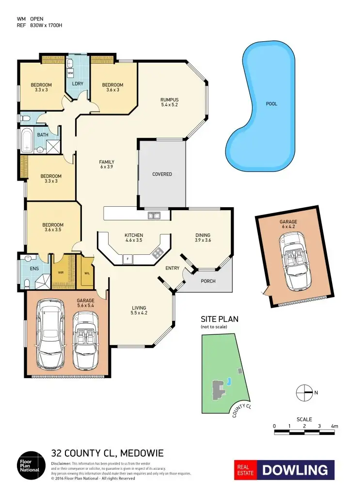 Floorplan of Homely house listing, 32 County Close, Medowie NSW 2318