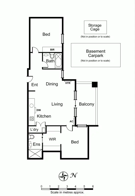 Floorplan of Homely apartment listing, 35/62 Wattletree Road, Armadale VIC 3143