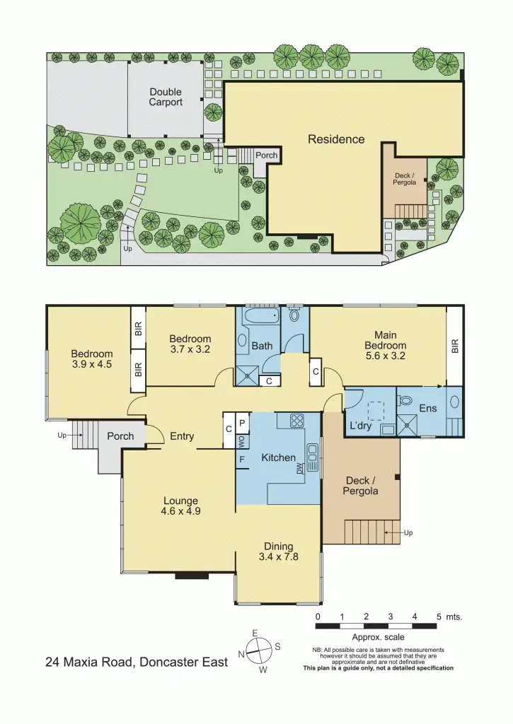 Floorplan of Homely house listing, 24 Maxia Road, Doncaster East VIC 3109