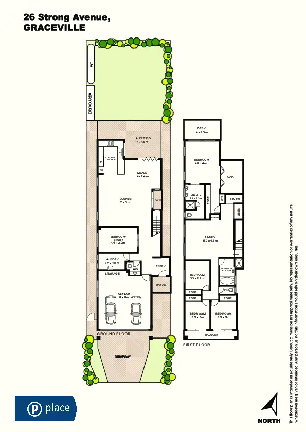 Floorplan of Homely house listing, 26 Strong Avenue, Graceville QLD 4075