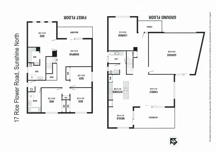 Floorplan of Homely house listing, 17 Rice Flower Road, Sunshine North VIC 3020