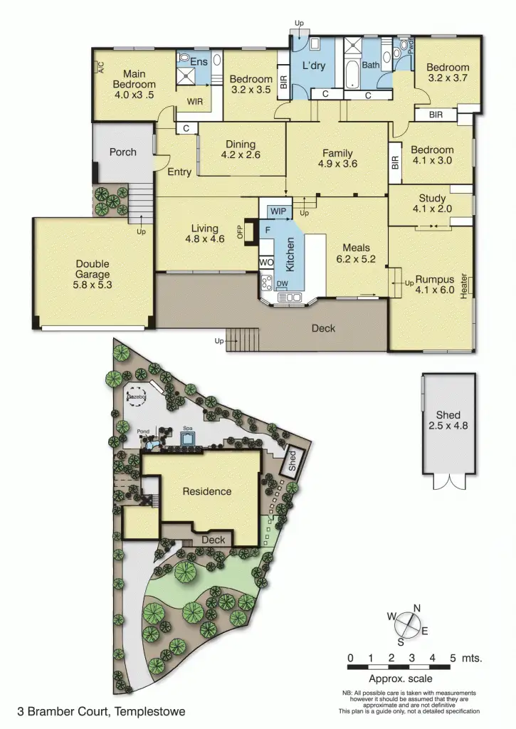 Floorplan of Homely house listing, 3 Bramber Court, Templestowe VIC 3106