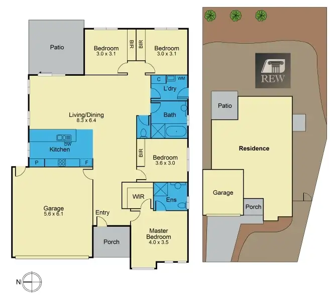 Floorplan of Homely house listing, 21 Holland Crescent, Truganina VIC 3029