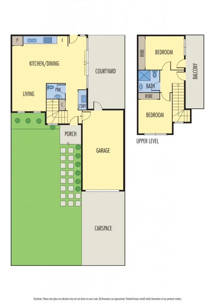 Floorplan of Homely townhouse listing, 6/61 Bondi Road, Bonbeach VIC 3196