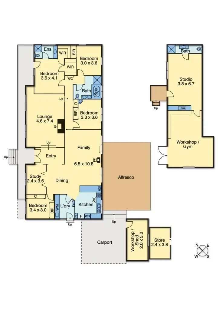 Floorplan of Homely house listing, 84 Walkers Road, Mount Eliza VIC 3930