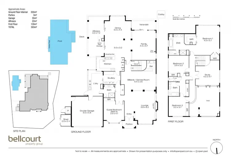 Floorplan of Homely house listing, 6 Grainger Drive, Mount Claremont WA 6010