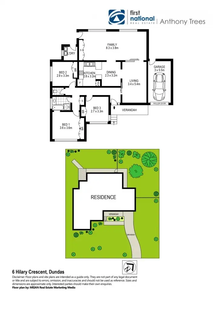 Floorplan of Homely house listing, 6 Hilary Crescent, Dundas NSW 2117