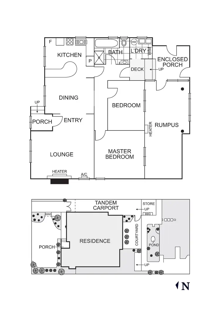 Floorplan of Homely house listing, 97 Outhwaite Road, Heidelberg Heights VIC 3081