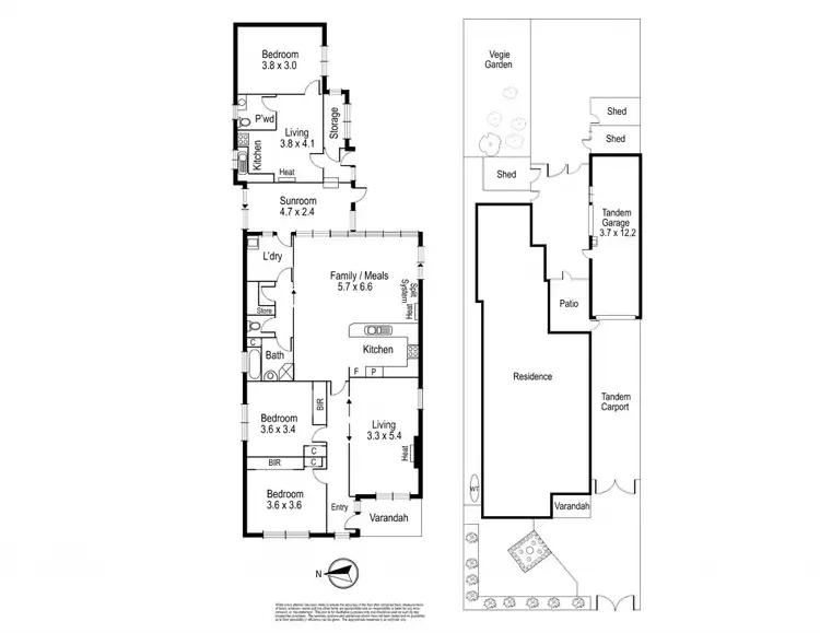 Floorplan of Homely house listing, 40 Pine Street, Reservoir VIC 3073
