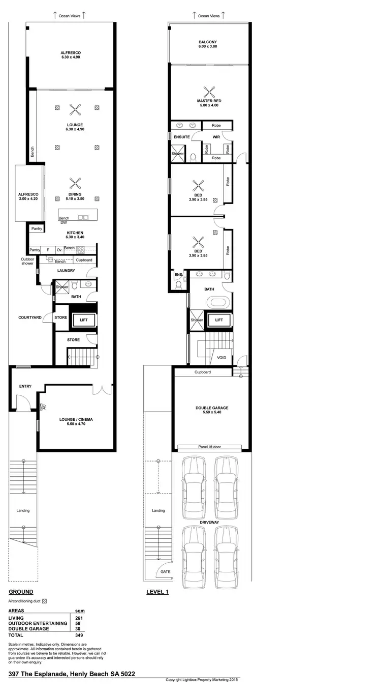 Floorplan of Homely house listing, 397 Esplanade, Henley Beach SA 5022
