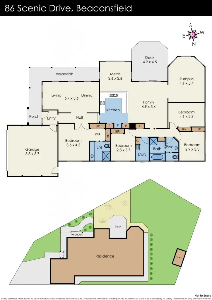 Floorplan of Homely house listing, 86 Scenic Drive, Beaconsfield VIC 3807