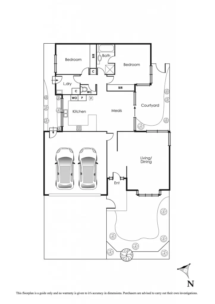 Floorplan of Homely townhouse listing, 1/32 Latrobe Street, Mentone VIC 3194
